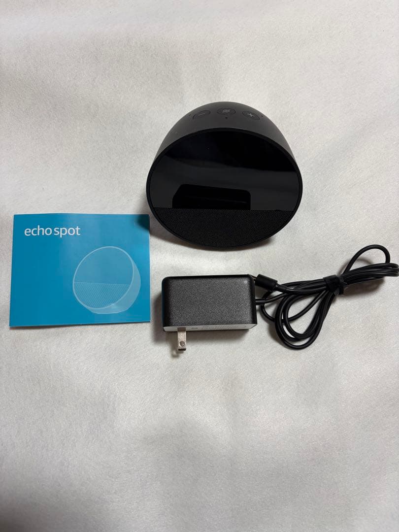 Echo Spot（2024年発売） - スマートアラームクロック　Amazon