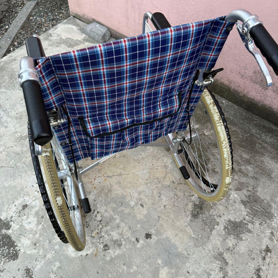 【札幌限定】自走用車椅子 アルミ製 メーカー不明