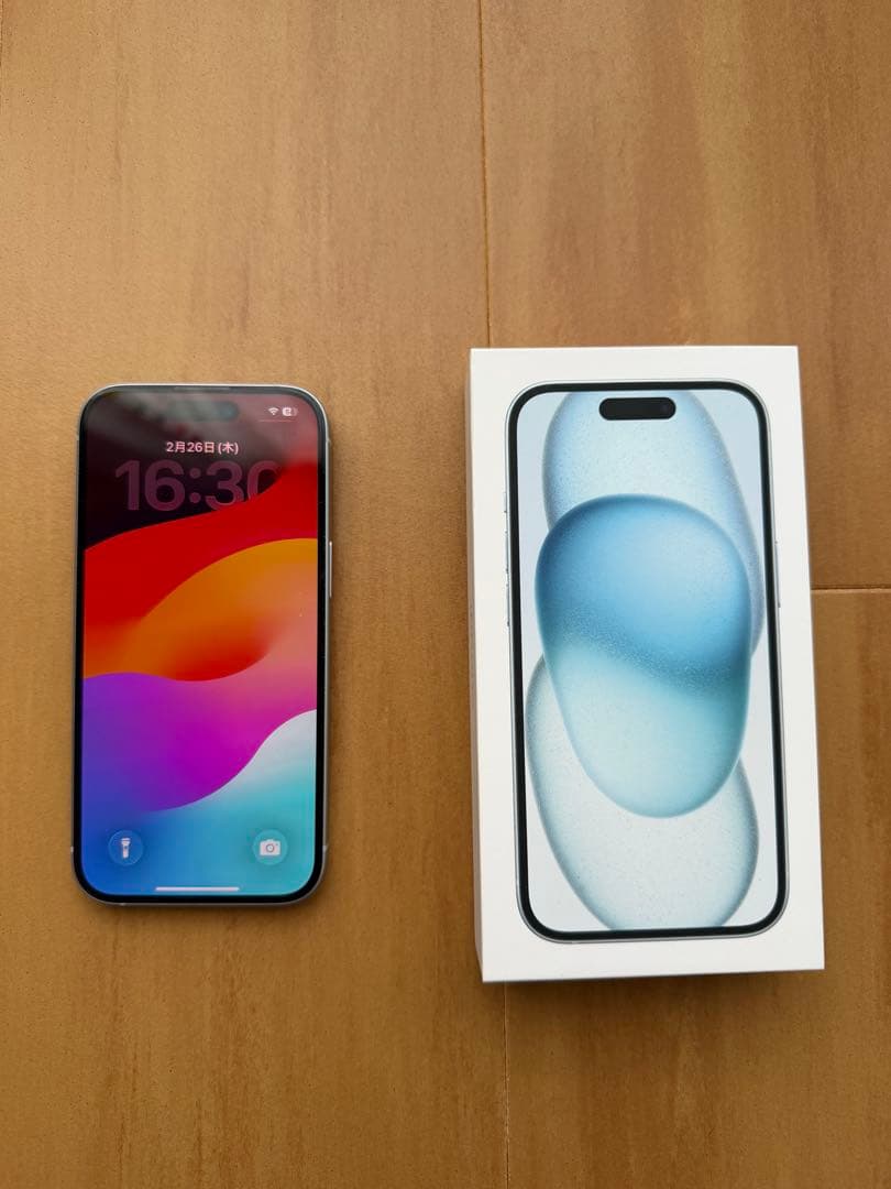 Apple-iPhone 15-ブルー-128GB-SIMフリー