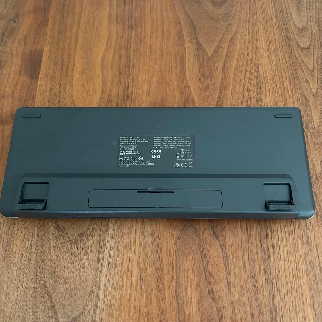 【美品】ロジクール　SIGNATURE K855GR 無線 メカニカルキーボード