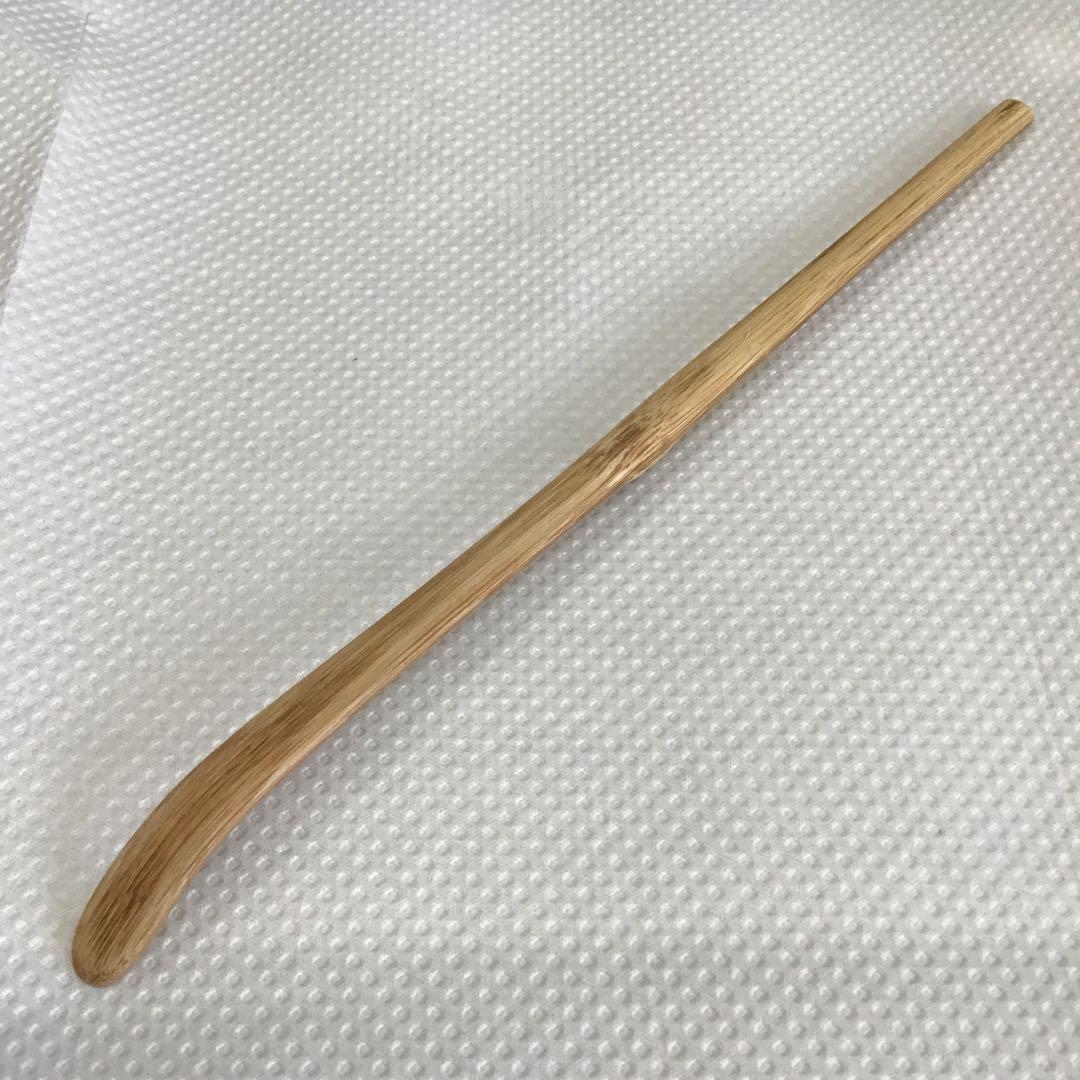 茶道具　茶筅(先端に着色、複数箇所折れ)、茶杓、蓋置(手作)セット　S820CS
