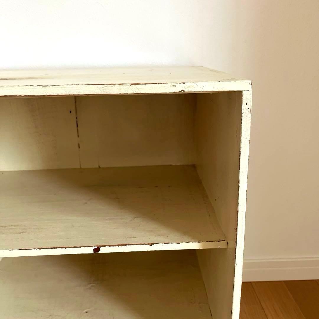古道具　飾り棚　シャビー