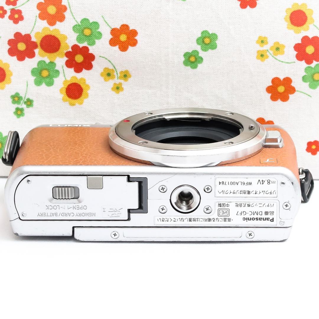 パナソニック LUMIX GF7 ☆大人気ブラウンカラー☆WIFI転送＆自撮り