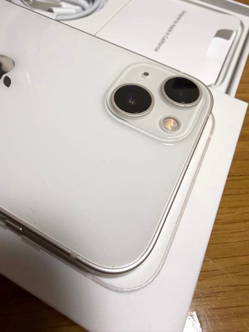 Apple iPhone 13 スターライト 本体 充電ケーブル付き