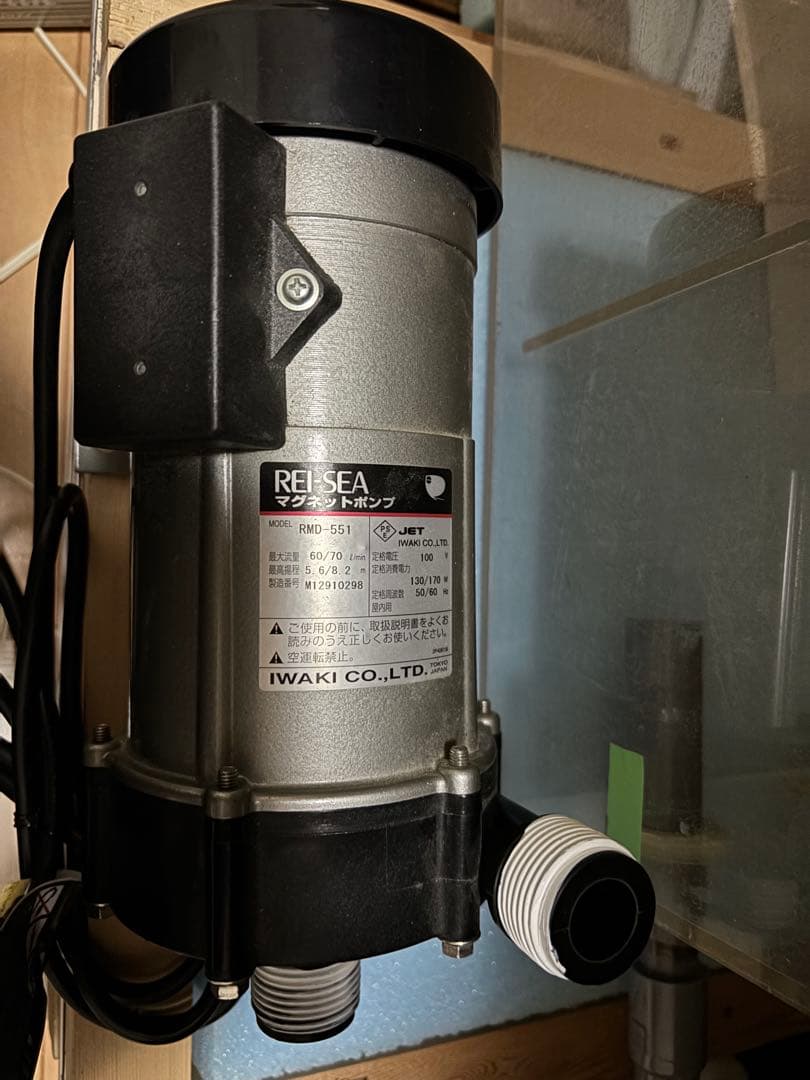 オーバーフローアクリル水槽　1800×600×600 引取限定