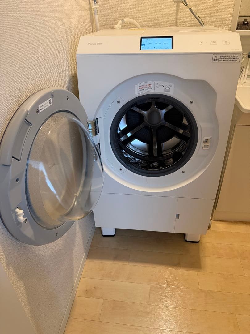 パナソニック 12kg / 6kg ドラム式洗濯機 2023年製 LX129CL
