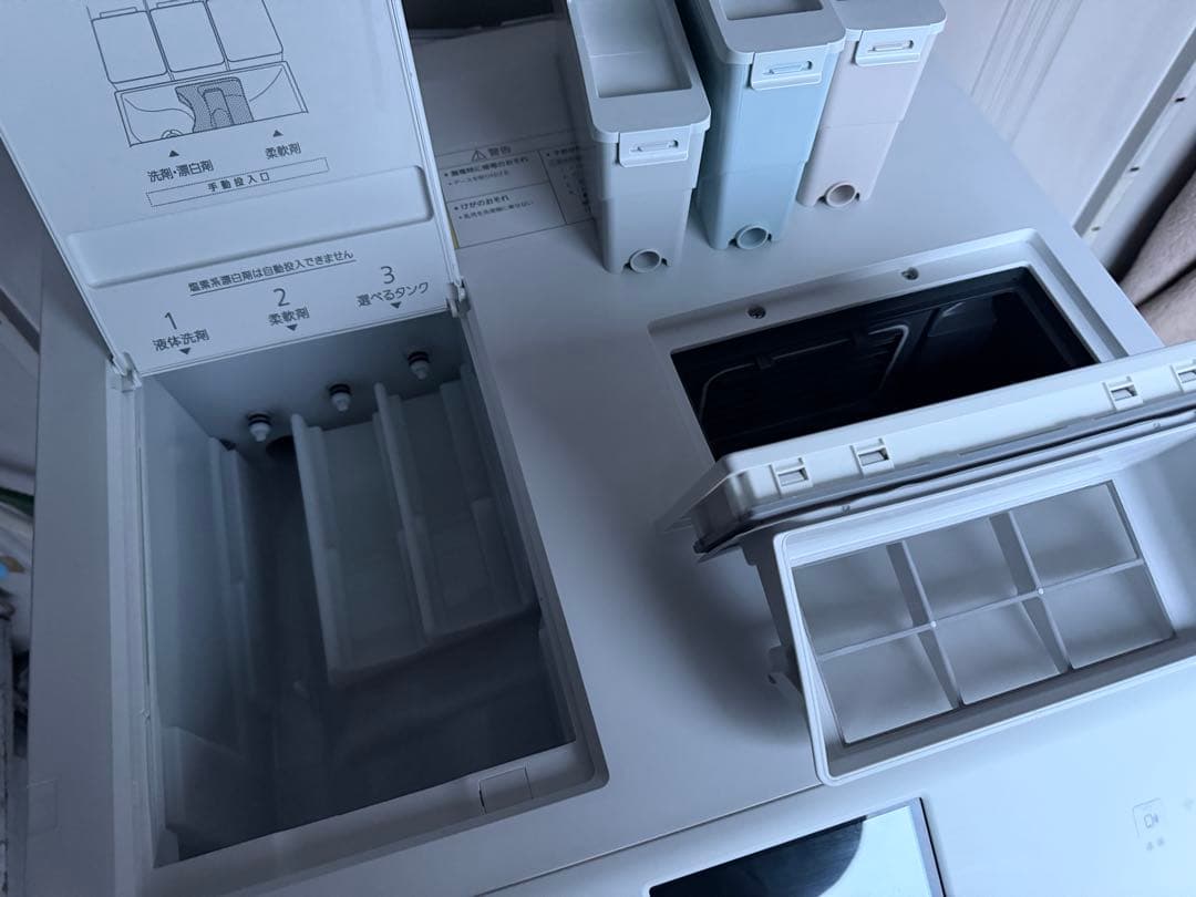 パナソニック 12kg / 6kg ドラム式洗濯機 2023年製 LX129CL
