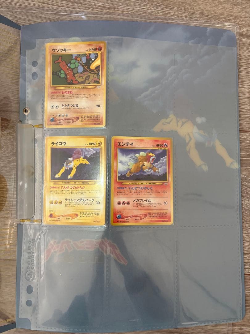 ポケモンカード ネオ プレミアムファイル3 めざめる伝説　カード３枚