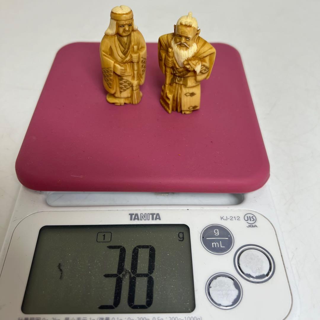 極上 高砂 一対 木箱付 38g 東キ8-0315① タトオト