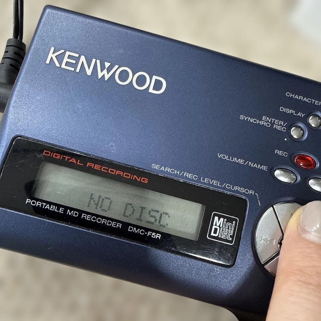 ジャンク扱い KENWOOD MDウォークマン DMC-F5R