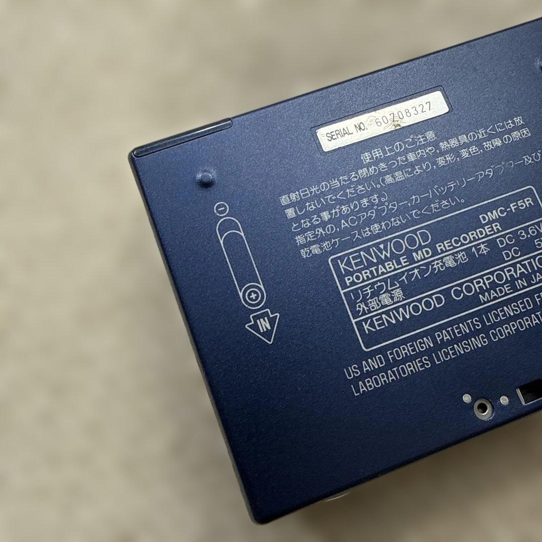 ジャンク扱い KENWOOD MDウォークマン DMC-F5R