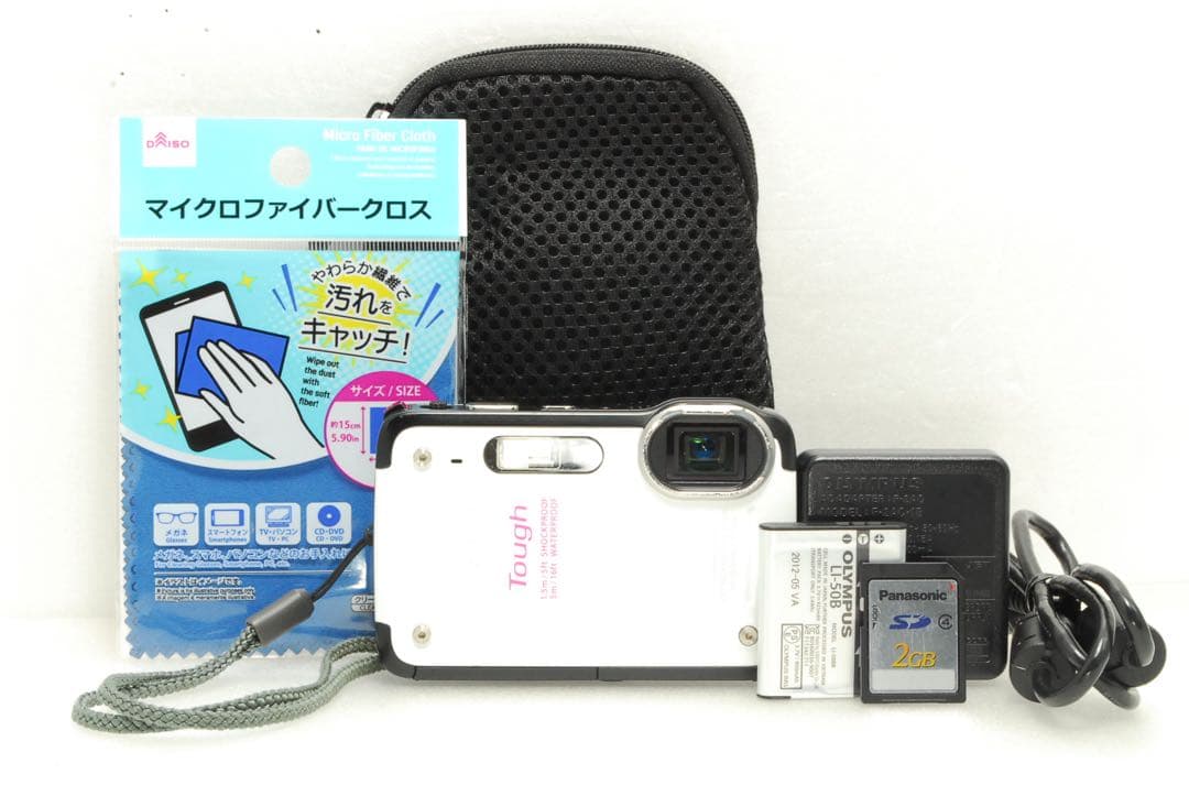 OLYMPUS TG-620 ❤️動作確認済 スマホ転送 オリンパス ホワイト