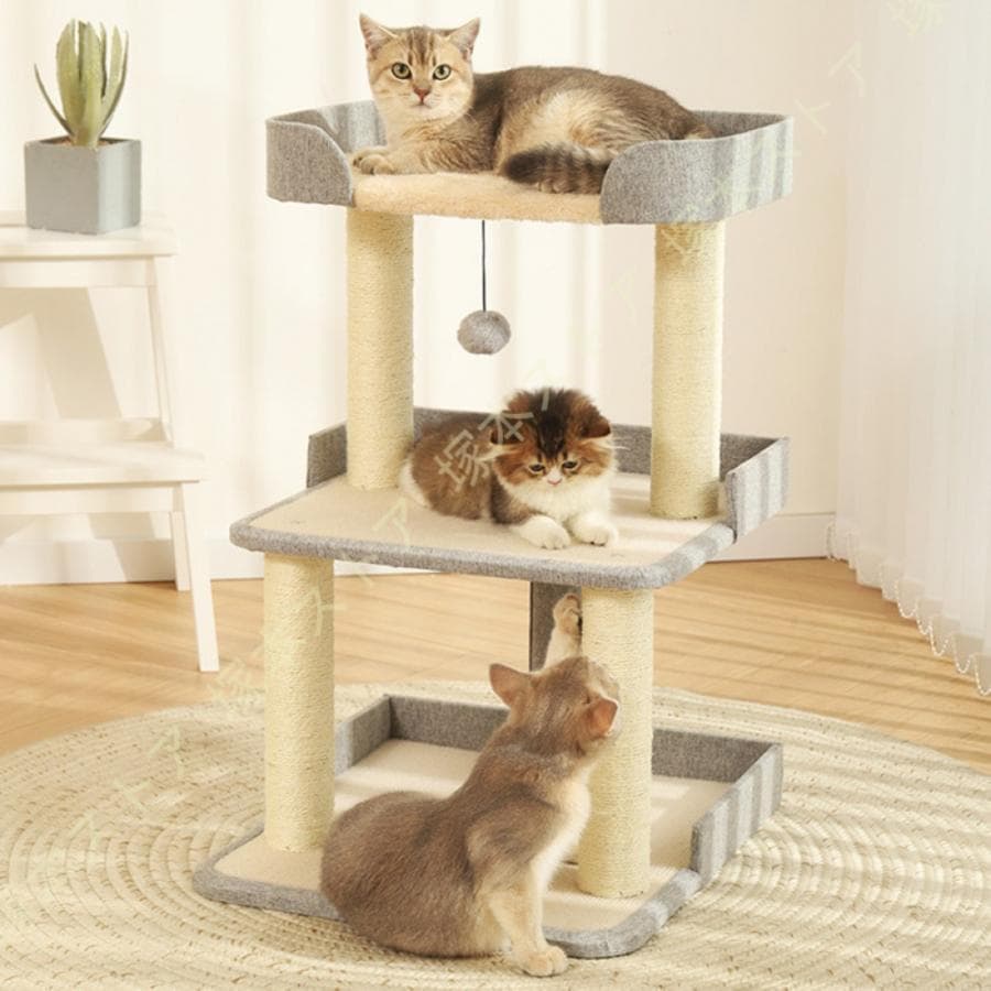 キャットタワー ミニ 猫タワー 小型 キャットタワー 低い コンパクト 小さめ
