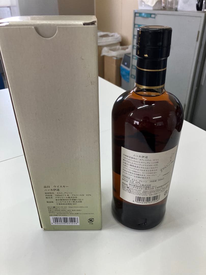 ウイスキー　伊達 700ml ニッカ　宮城峡蒸溜所