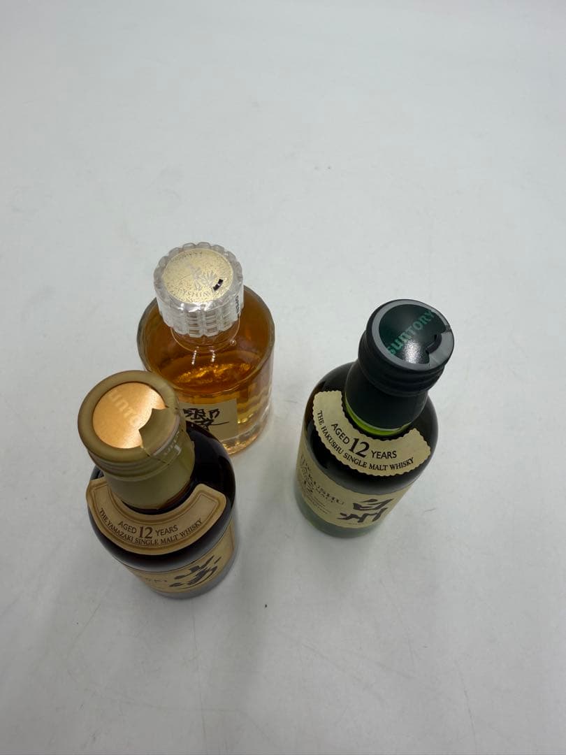 響　17年　白州　12年　山崎　12年　50ml ミニボトル　ウイスキー