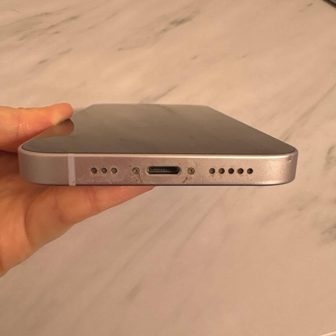 Apple iPhone 14 パープル 画面ひび割れジャンク品