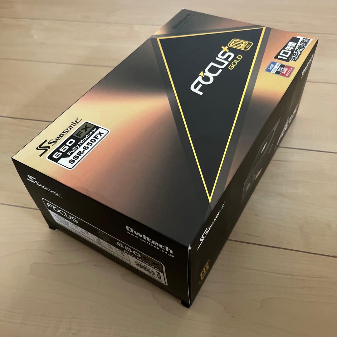【完品・ほぼ未使用】Seasonic SSR-650FX 650W 電源ユニット