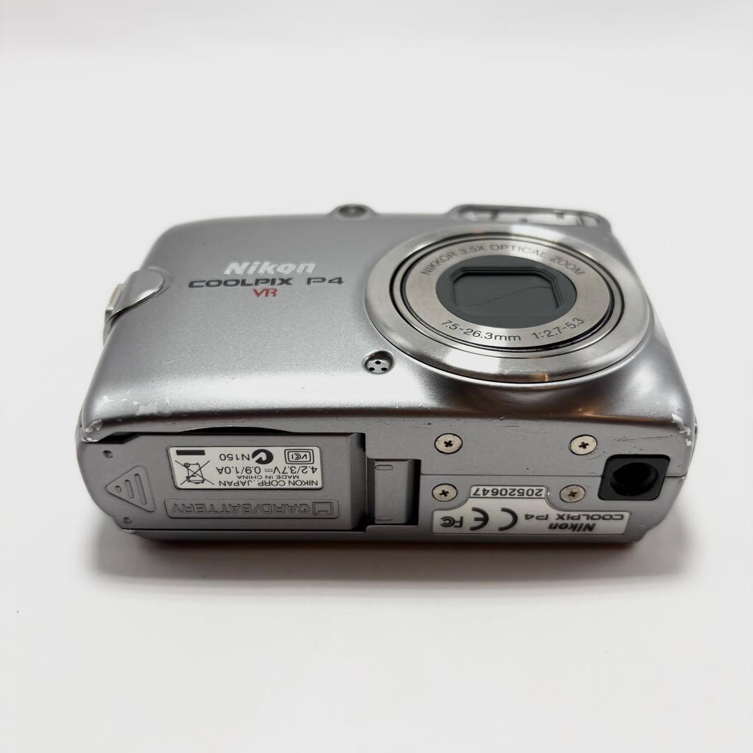 Nikon COOLPIX P4 VR シルバー コンパクトデジタルカメラ