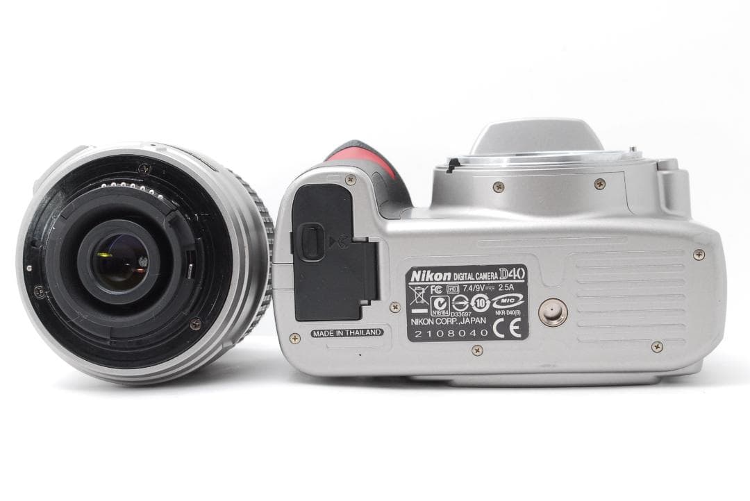 【希少カラー　グレー】Nikon D40　スマホ転送　小型軽量　旅行　卒園　入園