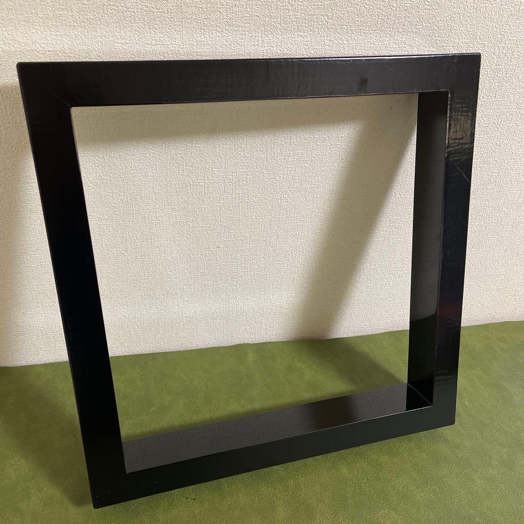 茶道具　爐縁　炉縁　輪島塗　克己作　共箱