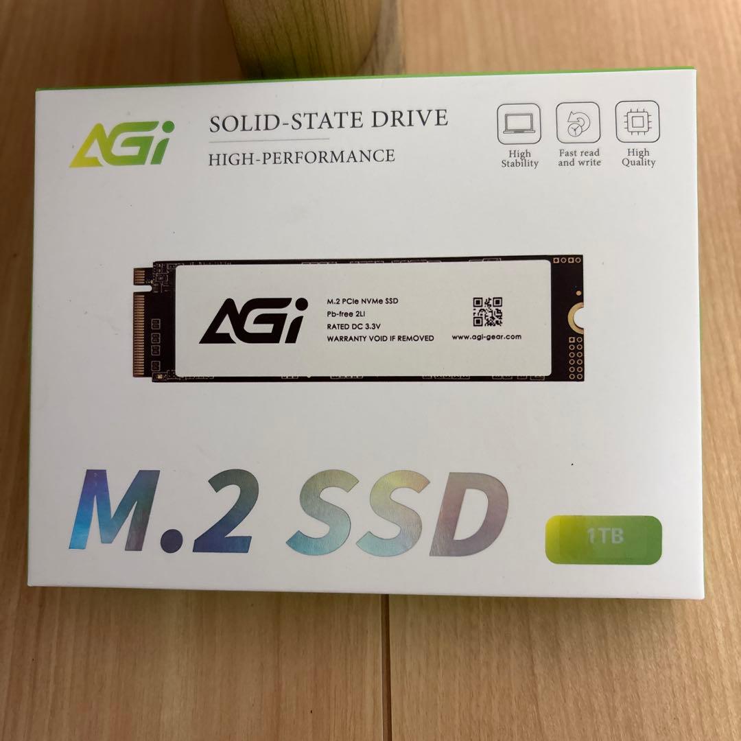内蔵型SSD m.2 SSD AGI 1TB