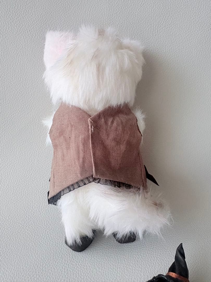 羊毛フェルト　チンチラ　ハンドメイド　猫