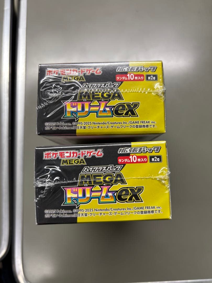 ポケモンカードbox 　MEGAドリームex 計2箱 シュリンク有　②