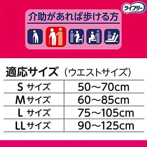 うす型軽快パンツ Lサイズ 4回用 ライフリー 男女共用 長時間 ユニチャーム