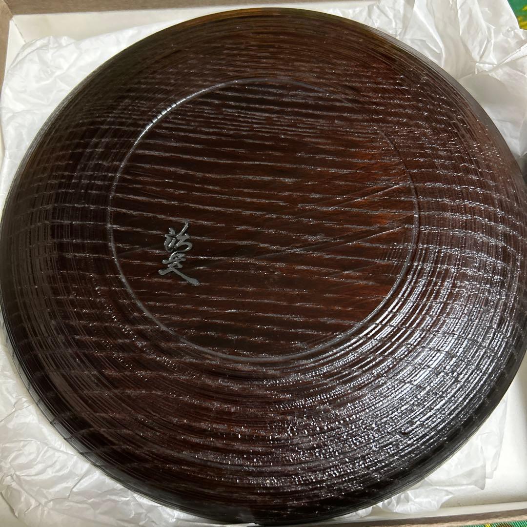 ★新品 激レア★ 三代　村瀬治兵衛　沢栗盆　茶道具　高級　治兵衛漆器 和食器