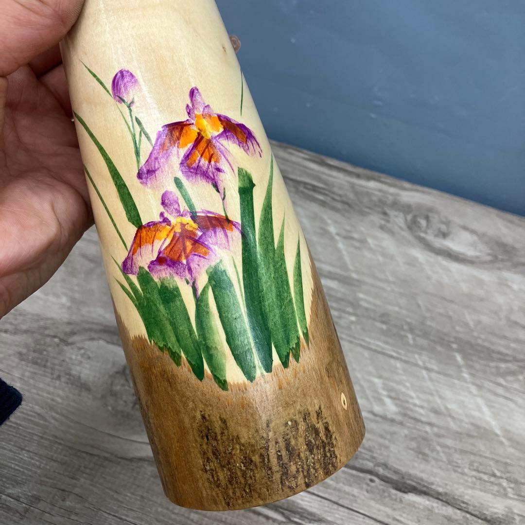 E-4 伝統工芸品 こけし 2体セット 創作こけし 近代こけし こけし 置き物