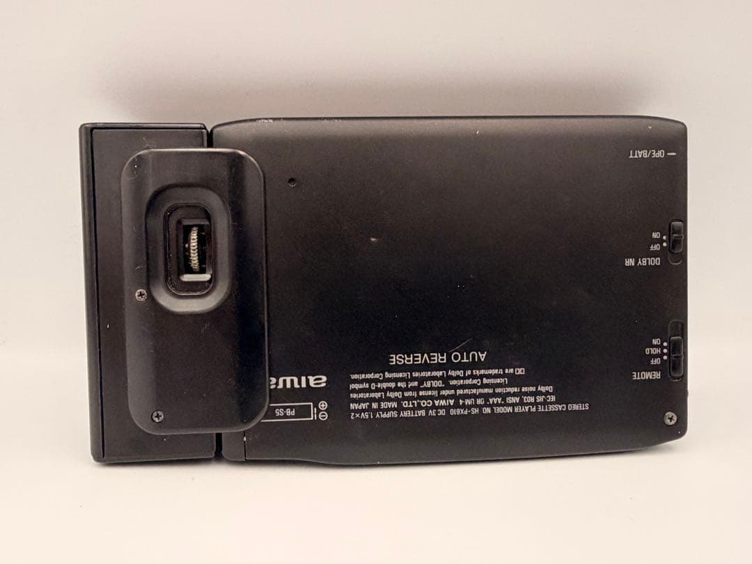ジャンクアイワAIWA HS-PX610カセットプレーヤー 乾電池アダプター付F