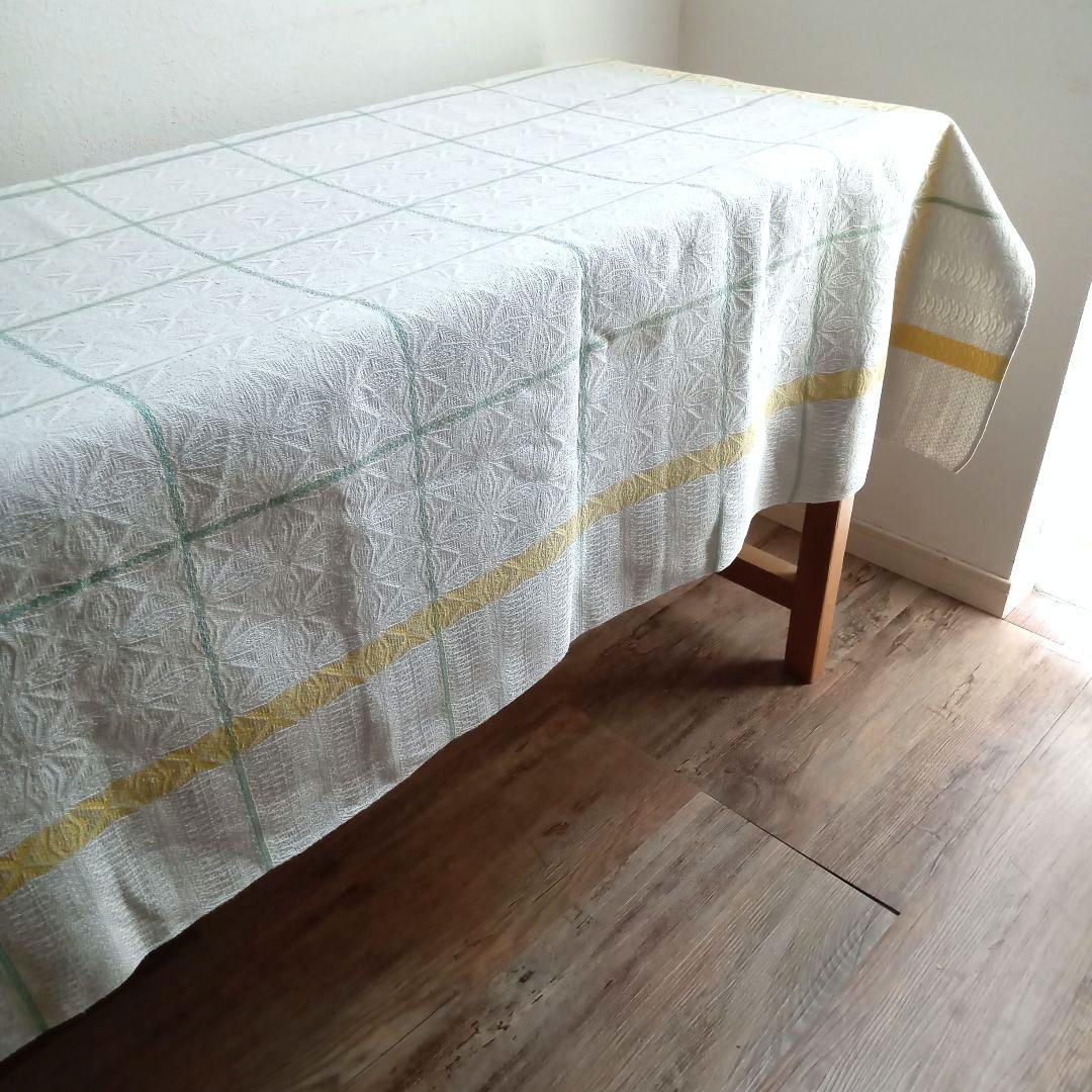 リネンのクロス／テーブルクロス／手工芸／スウェーデン／北欧ヴィンテージ