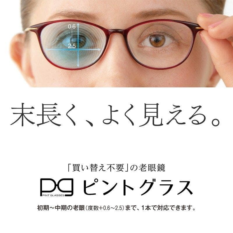視力補正用眼鏡 ピントグラス PG-215-TO べっこう