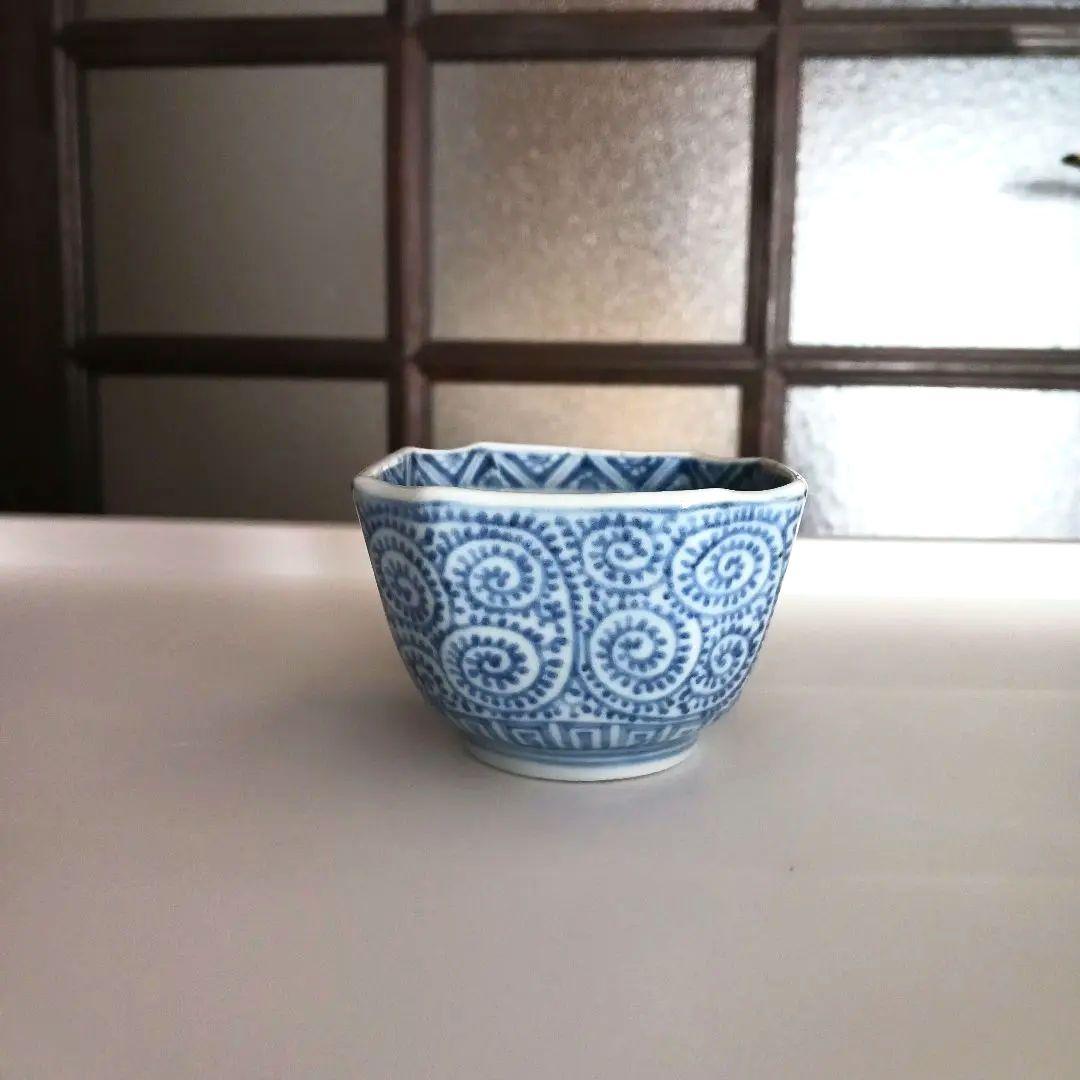 古伊万里　蛸唐草
