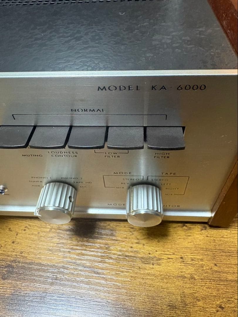 動作品 TRIO トリオ KA-6000 プリメインアンプ