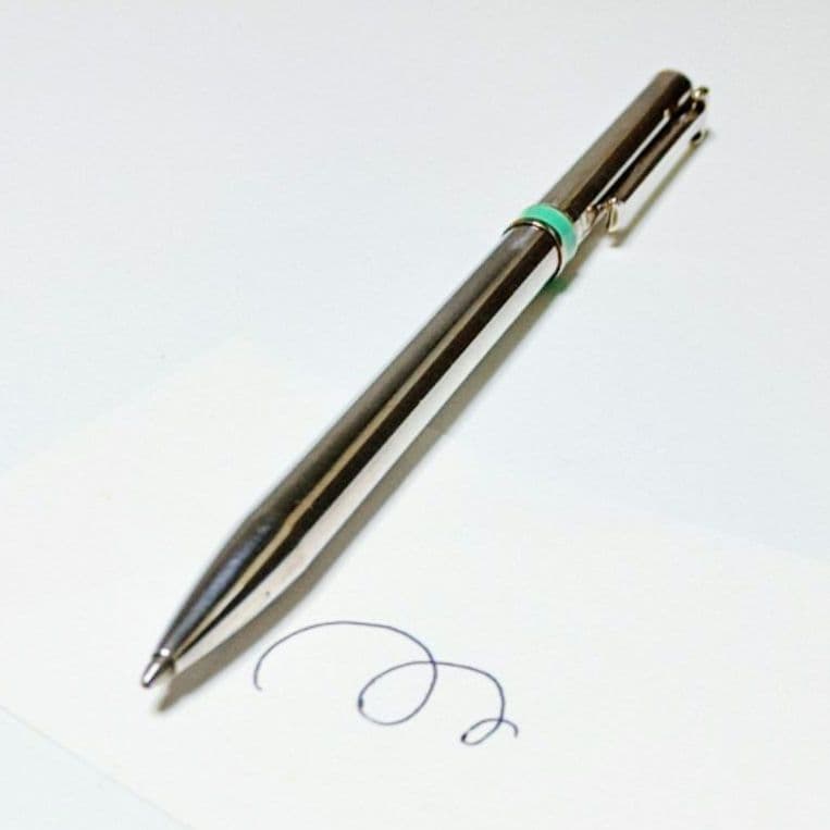 即日発送【美品 希少USA刻印】ティファニー ボールペンTクリップ 箱ポーチ付