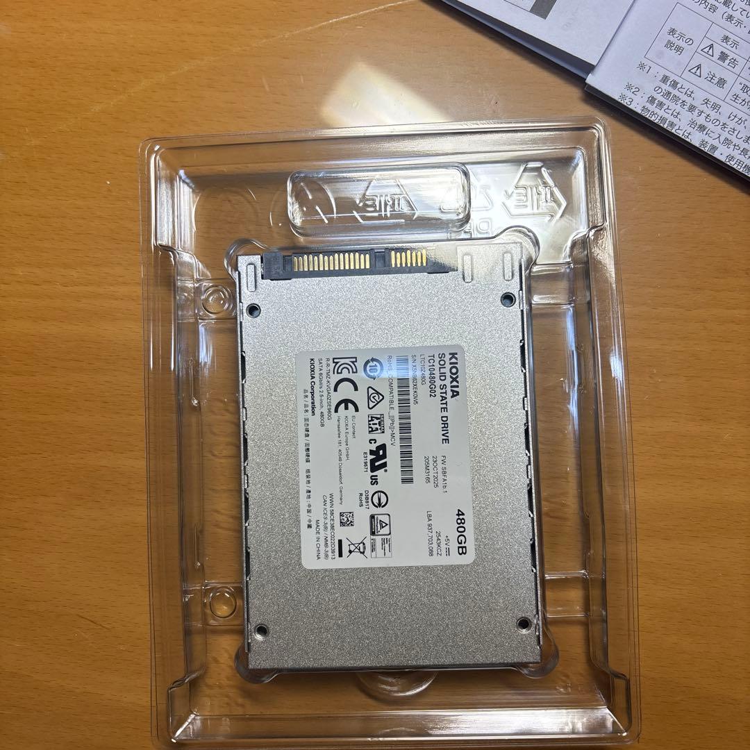 新品、未使用KIOXIA EXCERIA 480GB SATA SSD