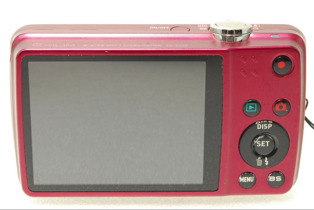 CASIO EXILIM EX-Z550 ❤️スマホ転送 動作確認済み レッド