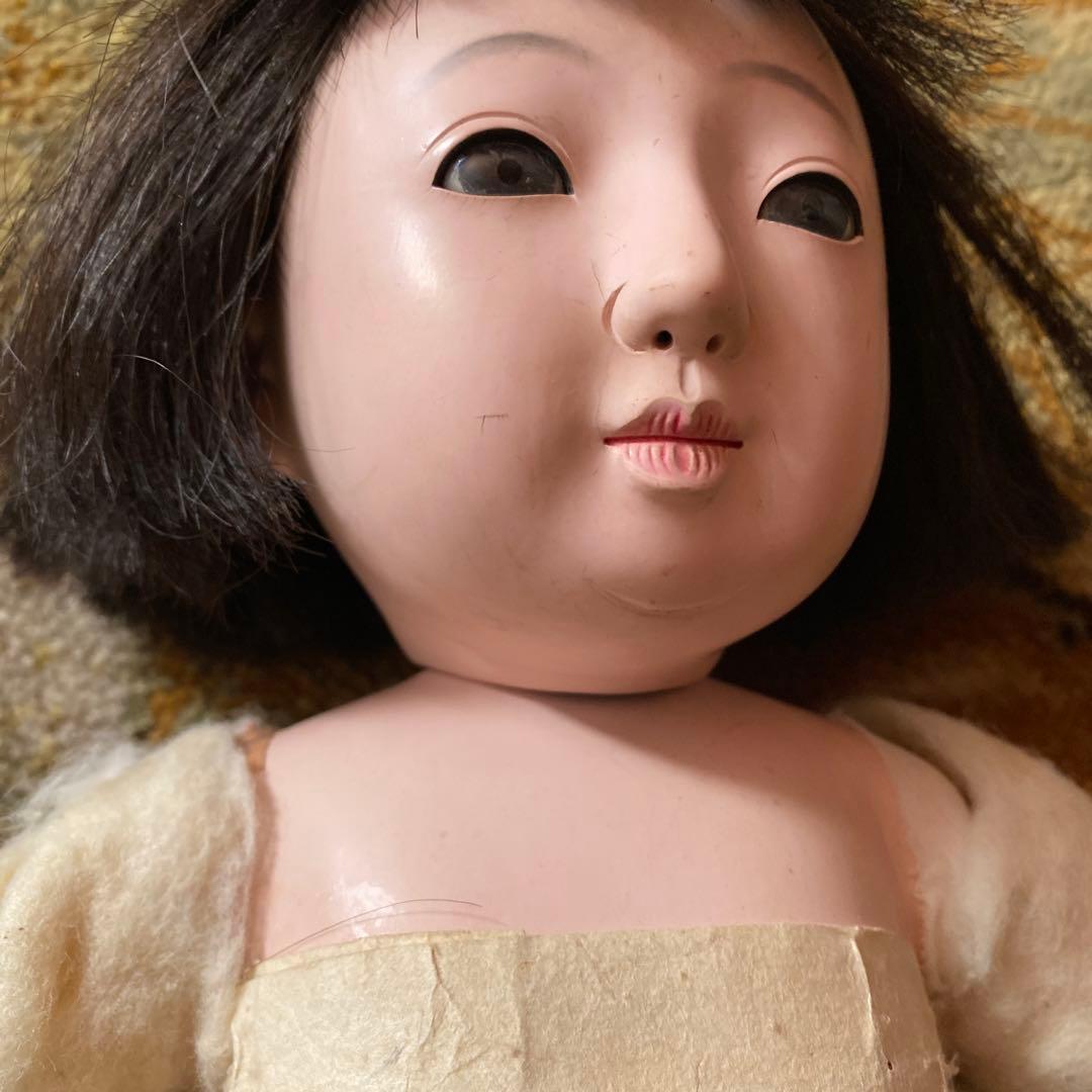 市松人形　光龍斎　１２号　男の子　大正　昭和初期