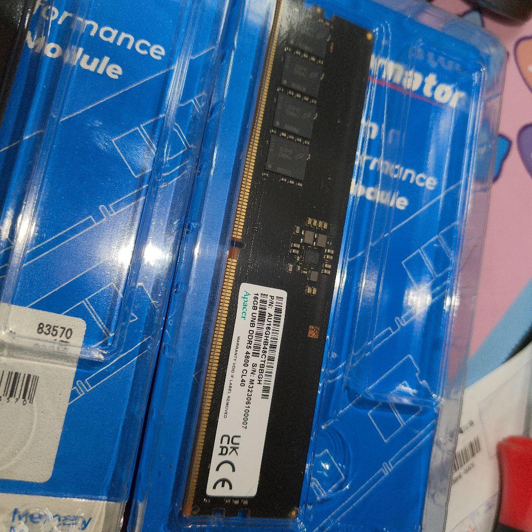 Apacer DDR5 4800 16GB×2枚 32GB メモリデスクトップ