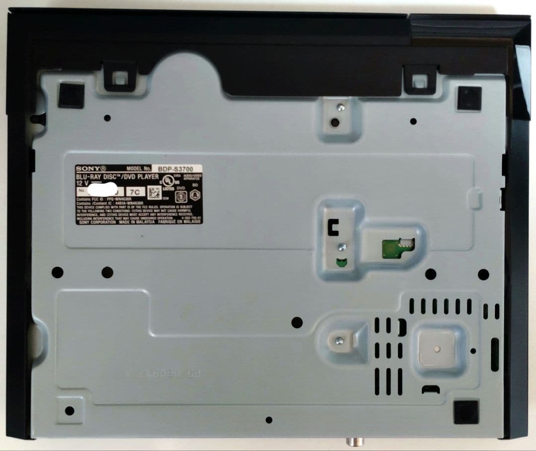 SONY ソニー BDP-S3700 リージョンフリー ブルーレイプレーヤー