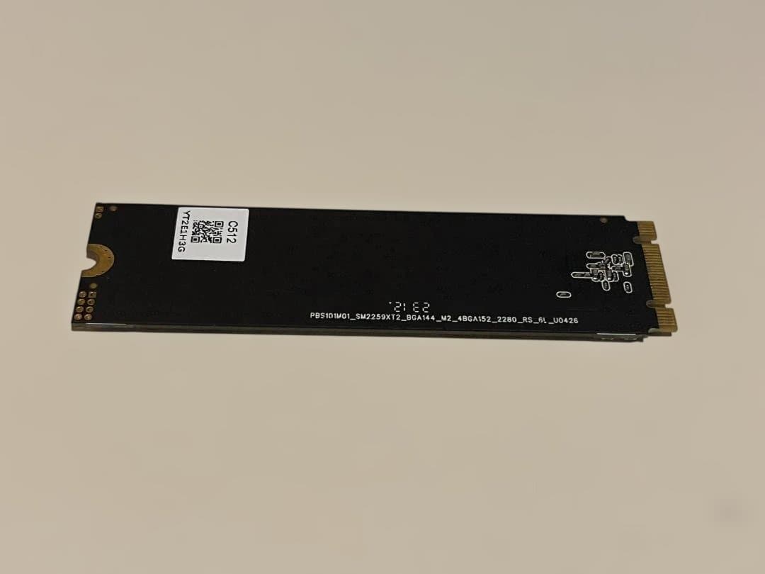 Netac M.2 SSD 512GB◆使用180時間◆健康状態100%