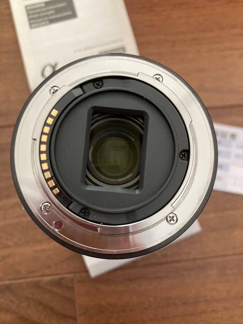 SONY SEL18200LE 交換レンズ ジャンク レンズフードレンズカバー付