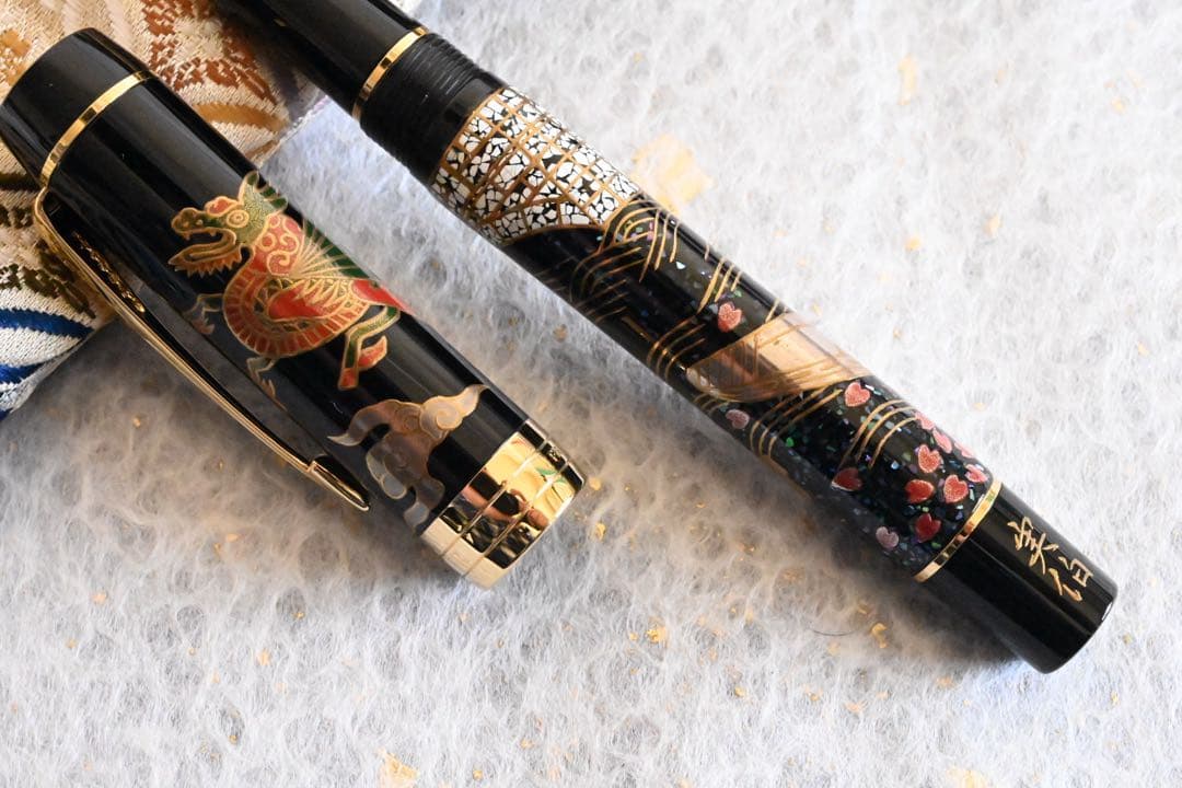 パーカー万年筆丸善限定、蒔絵、螺鈿