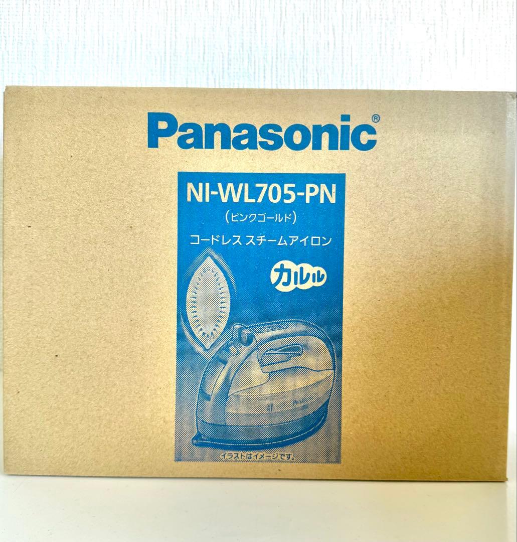Panasonic コードレススチームアイロン NI-WL705 ピンクゴールド