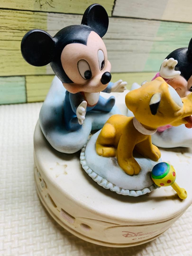 希少品レトロ／DisneyBaby ディズニーベイビーズ／陶器オルゴール