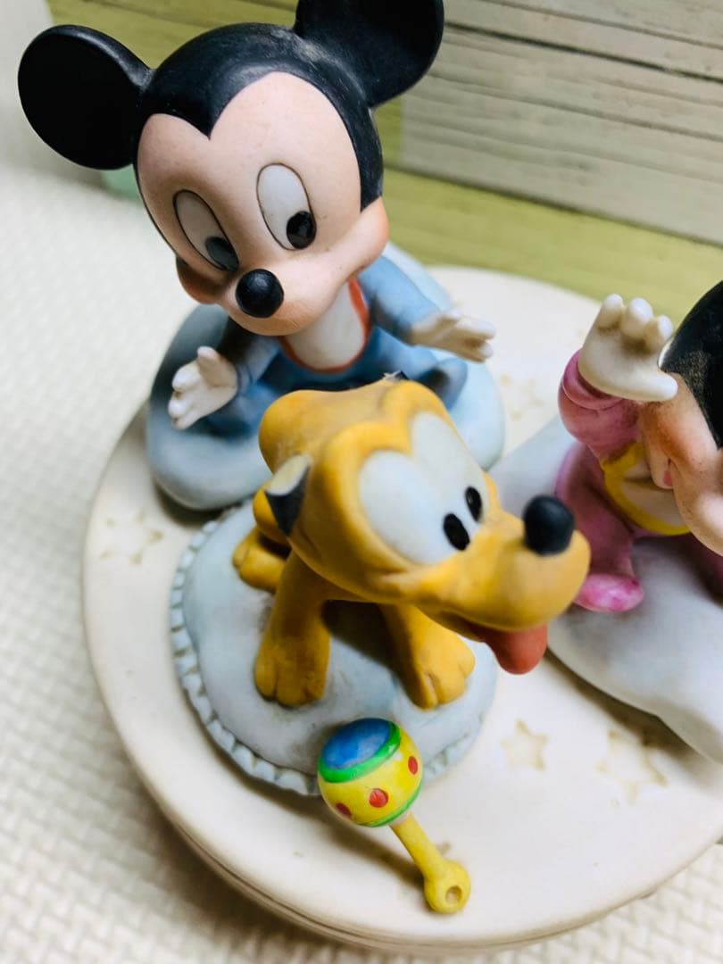 希少品レトロ／DisneyBaby ディズニーベイビーズ／陶器オルゴール
