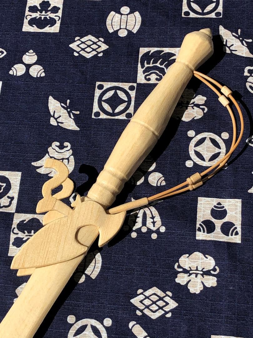 ハンドメイド 木製 はやぶさの剣