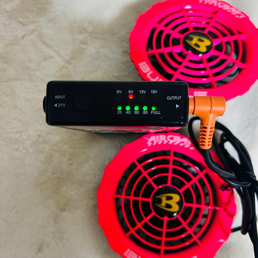 【♪(๑ᴖ◡ᴖ๑)♪品】バートルAC360 19V ➕ファン　フルセット