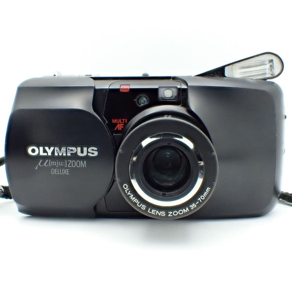 【動作確認済】OLYMPUS μ ZOOM DELUXE 新品電池&初期保証付き